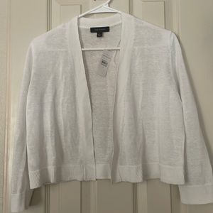 NWT- Ann Taylor Linen Blend Dress Cardigan Sz S